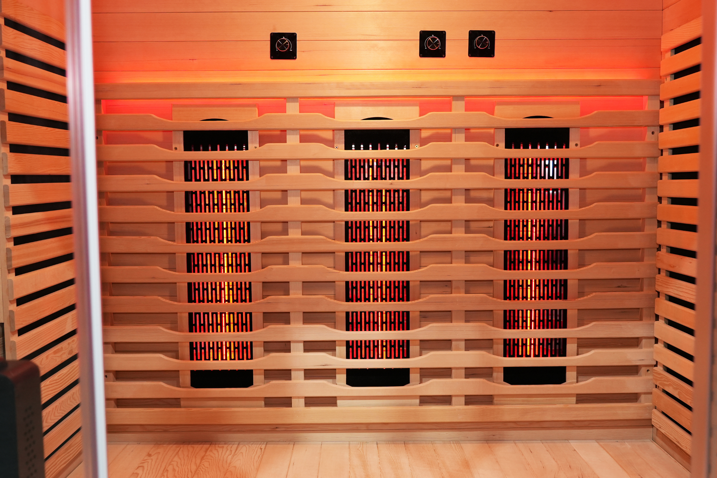 Blisspod I Venetian RED I All-In-One - Full Spectrum + Red Light Therapy I Indoor Premium Sauna I 3 Person