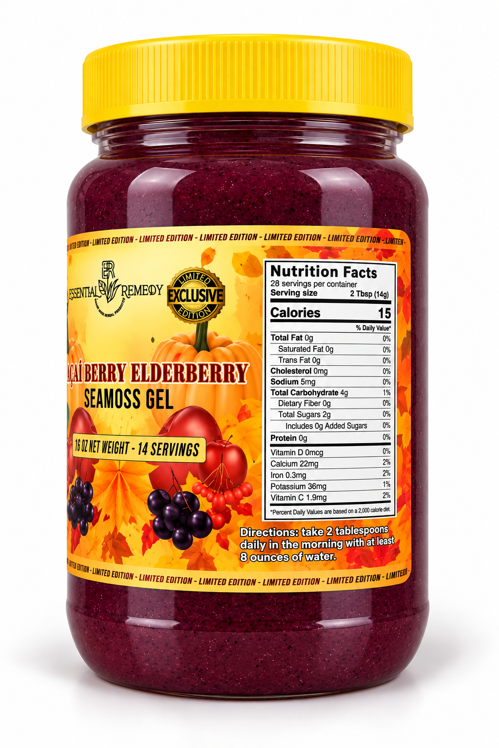 Açaí Berry Elderberry Sea Moss Gel