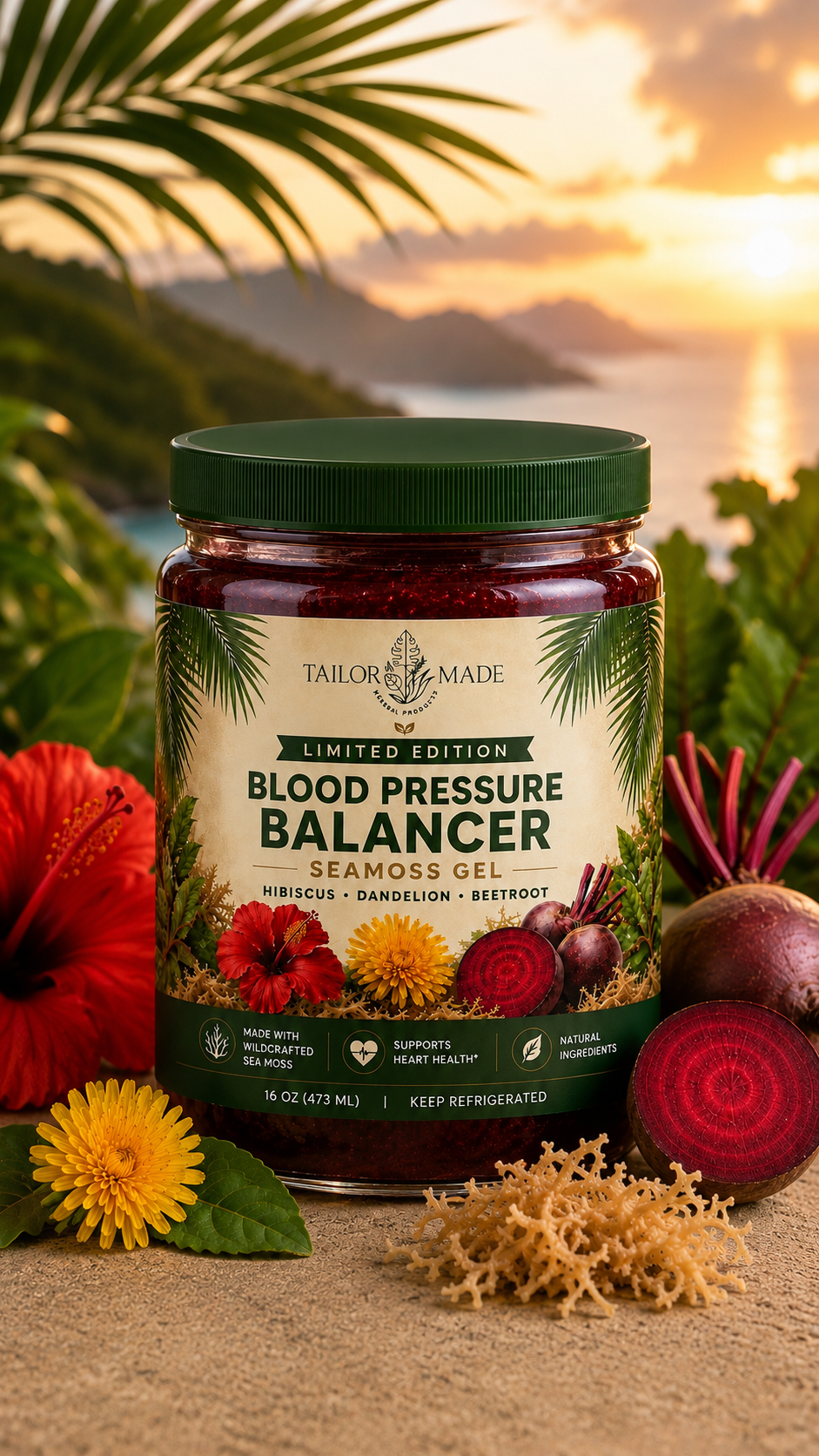 Blood Pressure Balancer Seamoss Gel