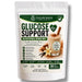 Tailor Made Herbal Products Glucose Support Vanilla Cinnamon Flavor dietary drink mix in a 350 g stand-up pouch, shown on a clean white background.